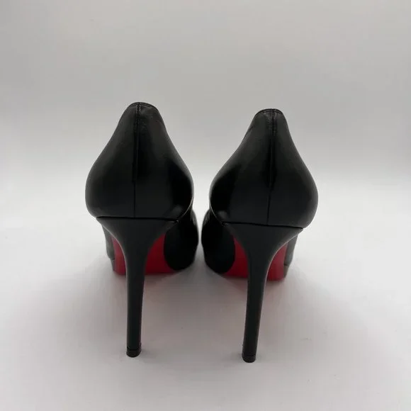 Christian Louboutin Pigalle 100 Leather Platform Pumps - Picture 2 of 7